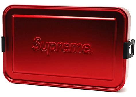 Supreme x Sigg Metal Box Large Red SS18 